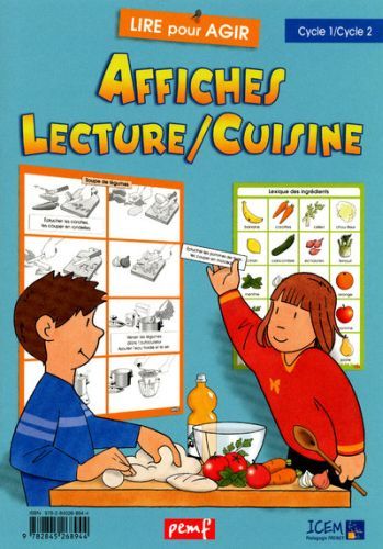 AFFICHES LECTURE CUISINE