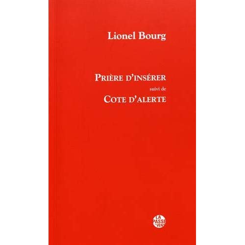 PRIERE D'INSERER SUIVI DE COTE D'ALERTE