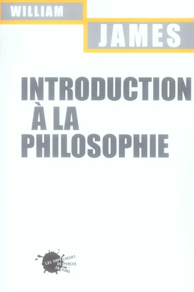 INTRODUCTION A LA PHILOSOPHIE