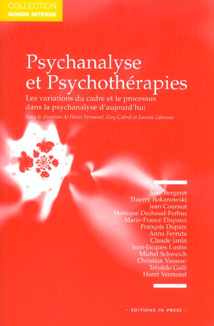 PSYCHANALYSE ET PSYCHOTHERAPIES
