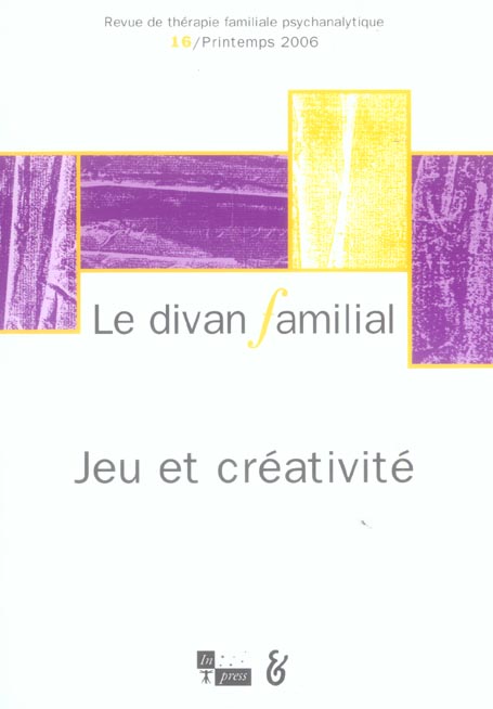 DIVAN FAMILIAL N16 JEU ET CREATIVITE