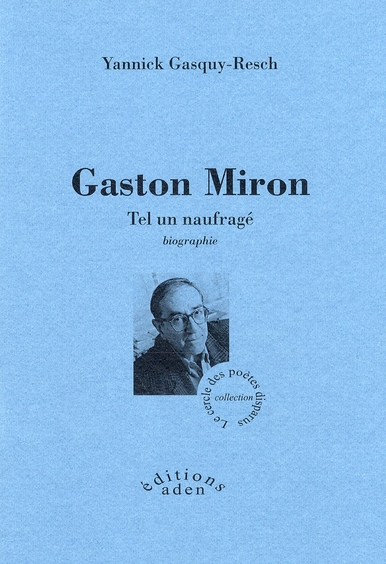 GASTON MIRON - TEL UN NAUFRAGE