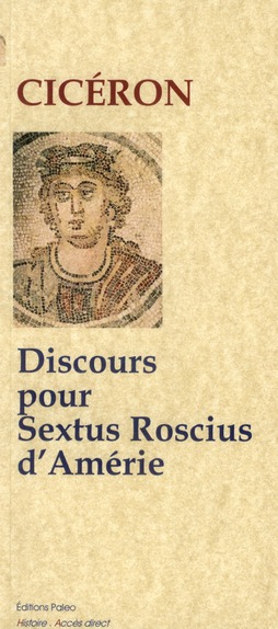 DISCOURS POUR SEXTUS ROSCIUS D'AMERIE