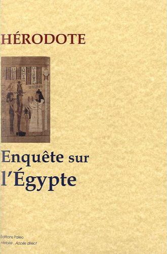 ENQUETE SUR L'EGYPTE (HISTOIRE, LIVRE 2)