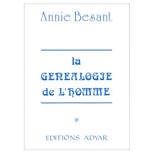 LA GENEALOGIE DE L'HOMME