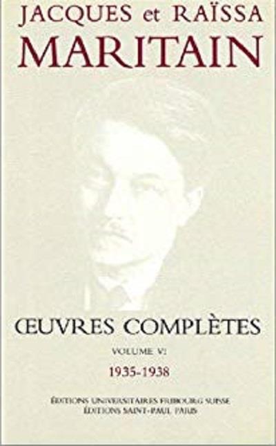 OEUVRES COMPLETES MARITAIN VI