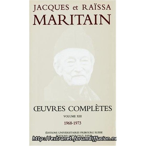 OEUVRES COMPLETES MARITAIN XIII