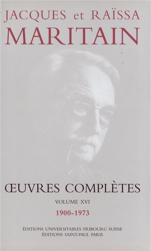 OEUVRES COMPLETES MARITAIN XVI