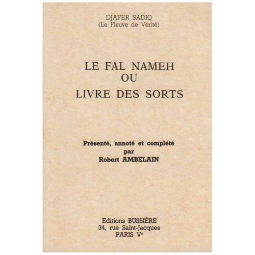 LE FAL NAMEH OU LIVRE DES SORTS