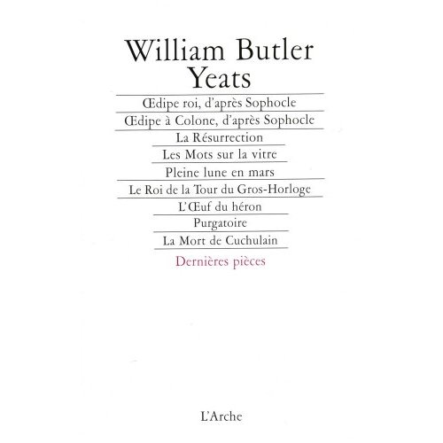 THEATRE COMPLET TOME 3 YEATS