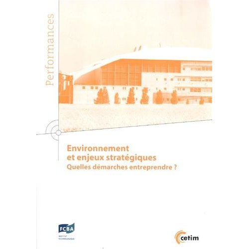 ENVIRONNEMENT ET ENJEUX STRATEGIQUES - QUELLES DEMARCHES ENTREPRENDRE ?