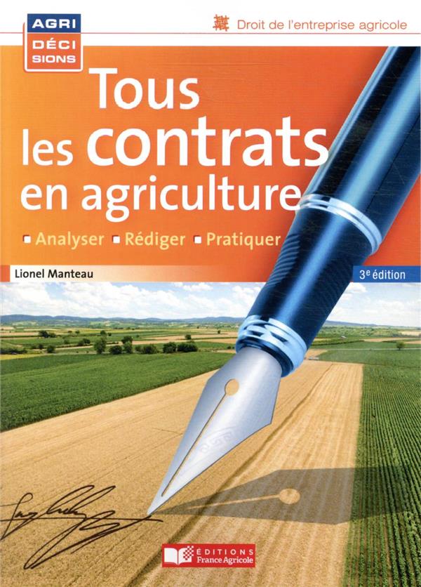 TOUS LES CONTRATS EN AGRICULTURE