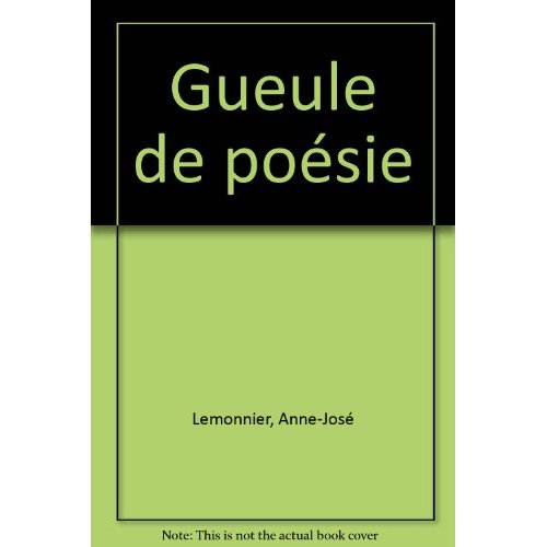 GUEULE DE POESIE