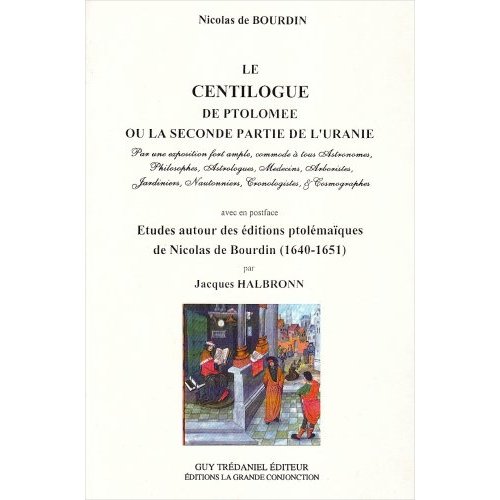 LE CENTILOGUE DE PTOLEMEE