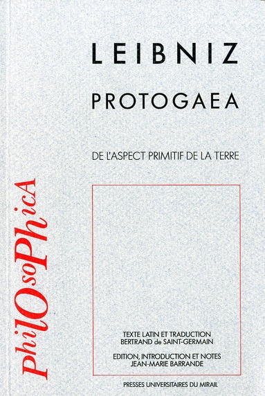 PROTOGAEA DE L ASPECT PRIMITIF DE LA TERRE