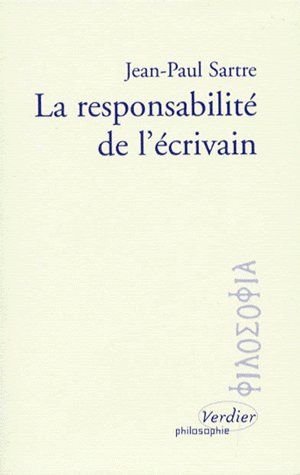 LA RESPONSABILITE DE L'ECRIVAIN