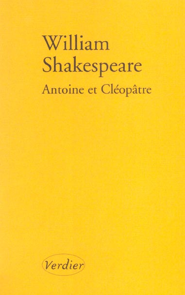 ANTOINE ET CLEOPATRE