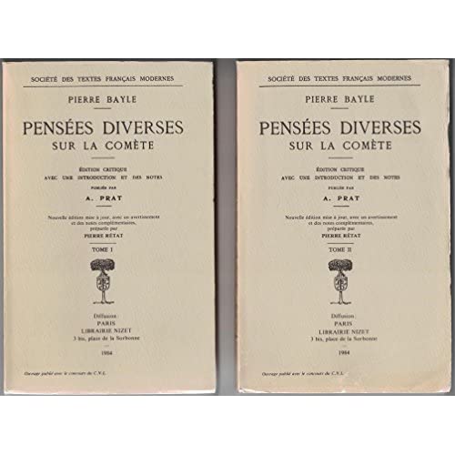 PENSEES DIVERSES SUR LA COMETE
