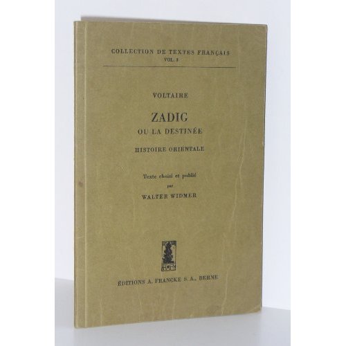 ZADIG OU LA DESTINEE I