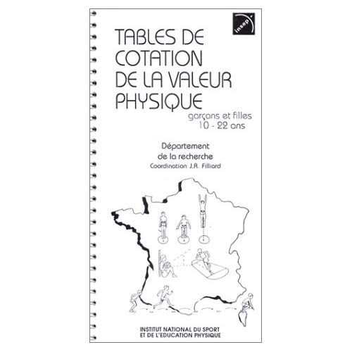 TABLES DE COTATION DE LA VALEUR PHYSIQUE.