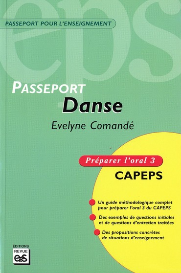 PASSEPORT DANSE - ORAL 3 : PREPARATION CONCOURS