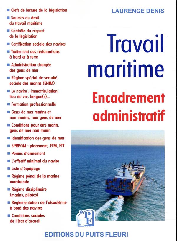 TRAVAIL MARITIME - ENCADREMENT ADMINISTRATIF