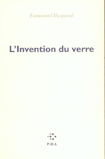 L'INVENTION DU VERRE