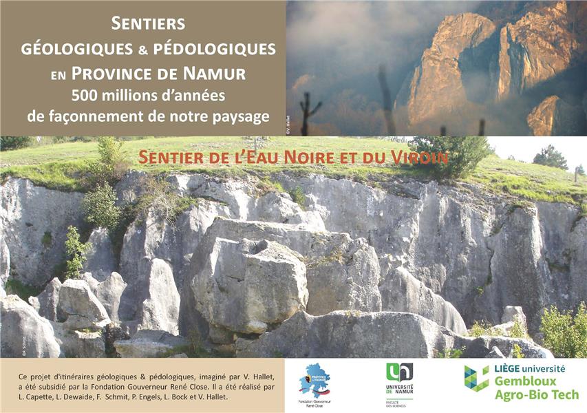 SENTIERS GEOLOGIQUES ET PEDOLOGIQUES. EAU NOIRE ET VIROIN : SENTIER DE L'EAU NOIRE ET DU VIROIN. SEN