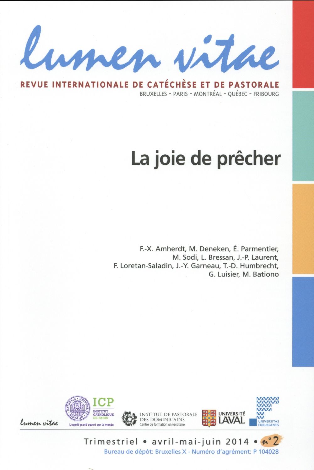LUMEN VITAE - NUMERO 2 LA JOIE DE PRECHER