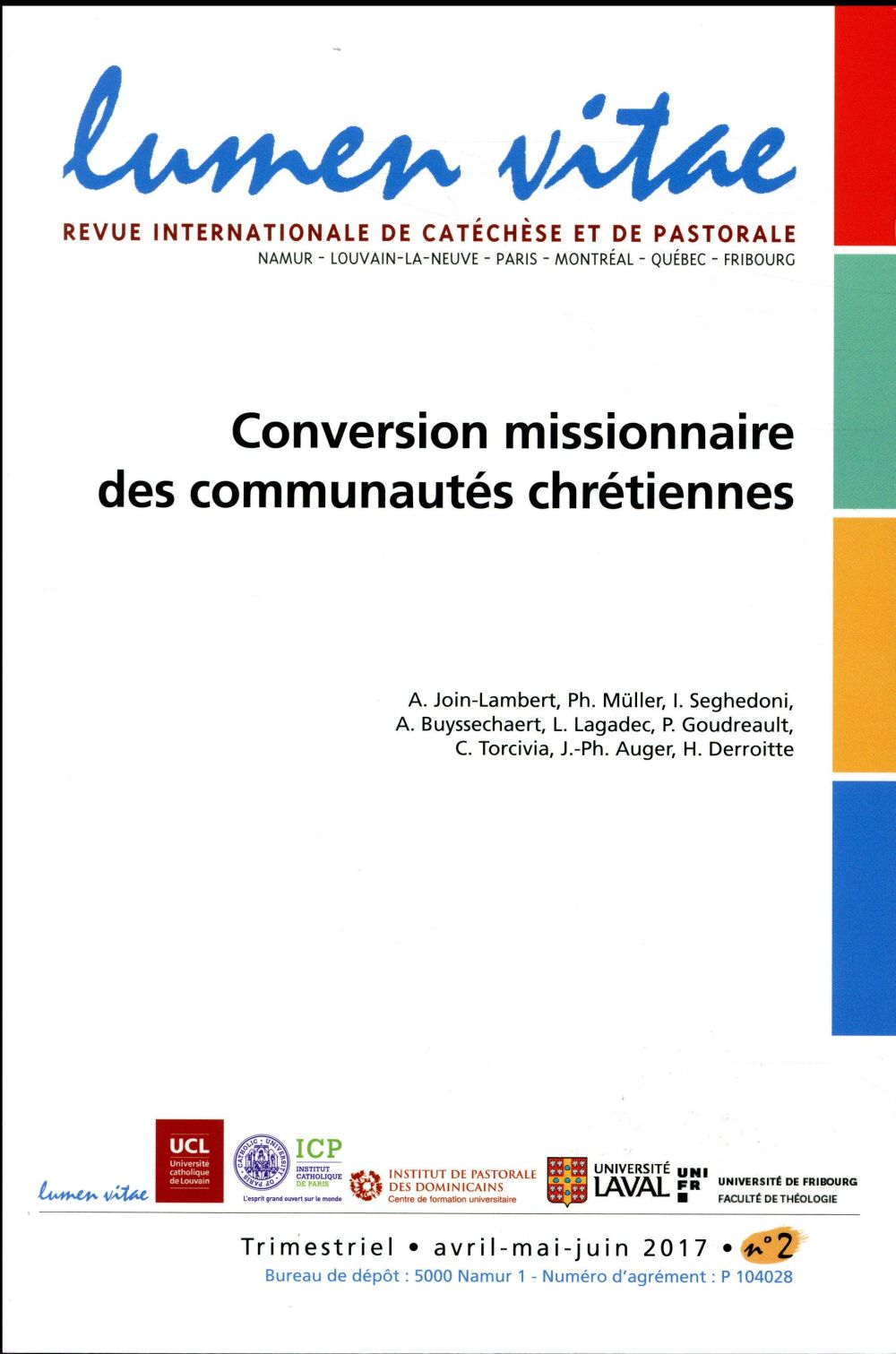 LUMEN VITAE NUMERO 2 CONVERSION MISSIONNAIRE DES COMMUNAUTES CHRETIENNES