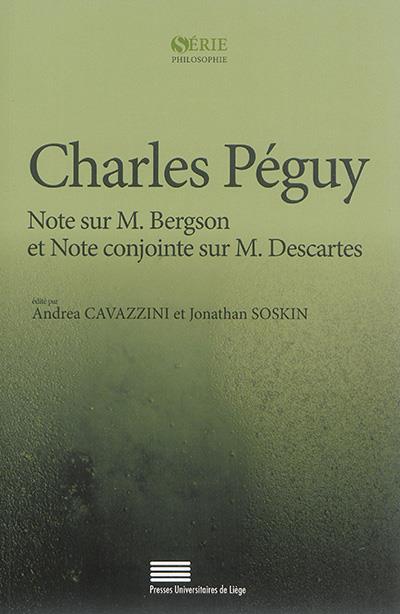 NOTE SUR M. BERGSON