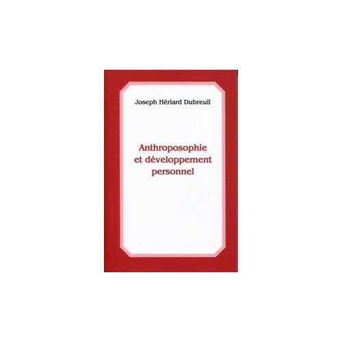 ANTHROPOSOPHIE ET DEVELOPPEMENT PERSONNEL