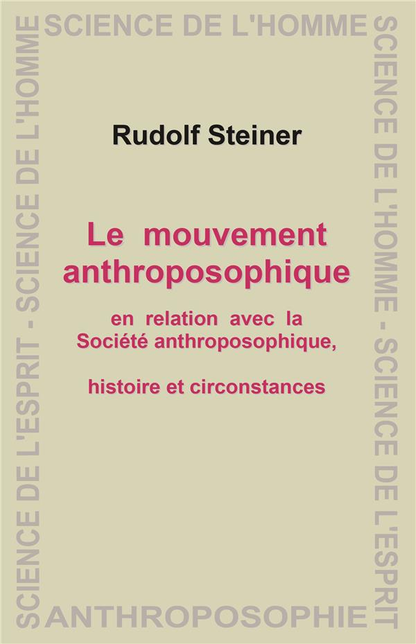 LE MOUVEMENT ANTHROPOSOPHIQUE