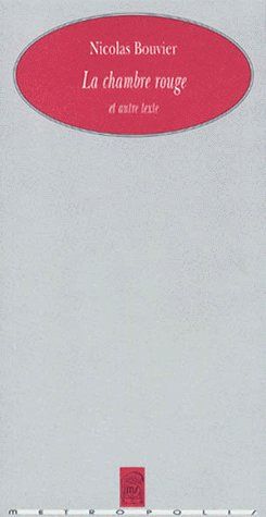CHAMBRE ROUGE ET AUTRE TEXTE