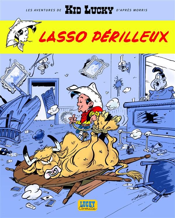 LES AVENTURES DE KID LUCKY D'APRES MORRIS  - LASSO PERILLEUX