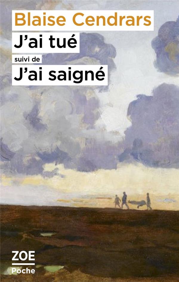 J'AI TUE SUIVI DE J'AI SAIGNE