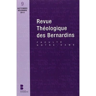 REVUE THEOLOGIQUE DES BERNARDINS N9