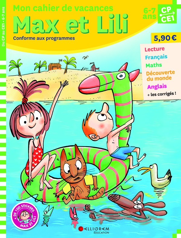 CAHIER DE VACANCES MAX ET LILLI - CP/CE1