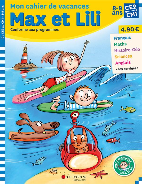 CAHIER DE VACANCES MAX ET LILI - CE2/CM1