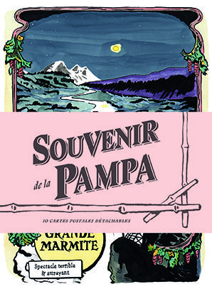 SOUVENIRS DES PYRAMIDES DE LA PAMPA - 10 CARTES POSTALES DETACHABLES
