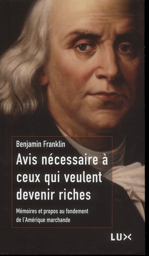 AVIS NECESSAIRE A CEUX QUI VEULENT DEVENIR RICHES