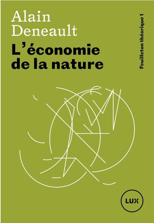 L'ECONOMIE DE LA NATURE - FEUILLETON THEORIQUE