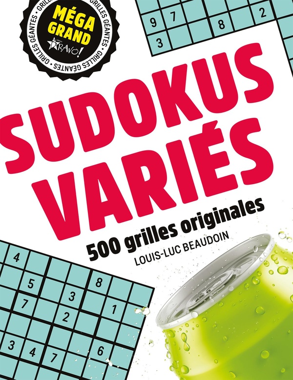 MEGA GRAND - SUDOKUS VARIES - 500 GRILLES ORIGINALES