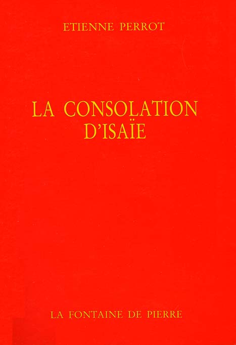 LA CONSOLATION D'ISAIE