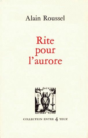 RITE POUR L'AURORE