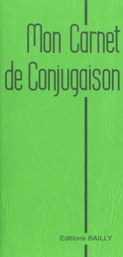 MON CARNET DE CONJUGAISON
