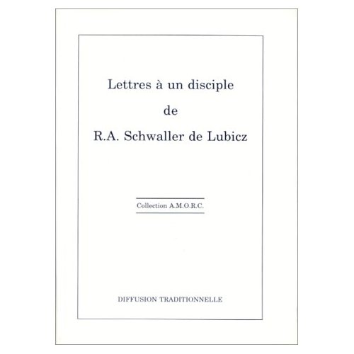 LETTRES A UN DISCIPLE