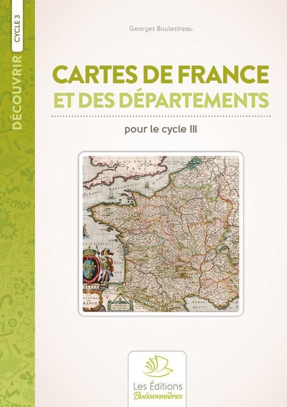 CARTES DE FRANCE (+ 1 CARTE DE DEPARTEMENT)