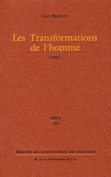 LES TRANSFORMATIONS DE L'HOMME