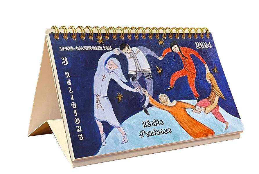 LIVRE-CALENDRIER DES 3 RELIGIONS 2024 - RECITS D'ENFANCE